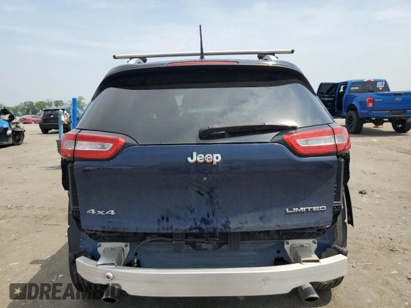 2014 Jeep Cherokee Limited z VIN 1C4PJMDS4EW250702, wystawiony jako Copart lot #60130605 z przebiegiem 92 124 mil mil oraz Szkoda całkowita • Salvage title. Historia ofert i sprzedaży dostępna na DreamBid. Obrazek 6.
