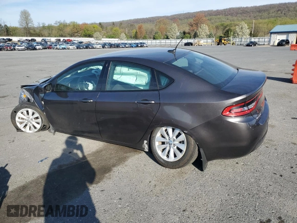 2014 Dodge Dart Aero with VIN 1C3CDFDH6ED767957, listed as a Copart auction lot 54176305 with 125,247 mi miles and Salvage Title. Bid and sale history available at carsss.com. Image 2.