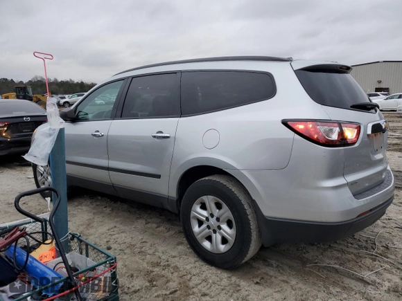 2014 Chevrolet Traverse LS z VIN 1GNKVFED2EJ141427, wystawiony jako Copart lot #83452714 z przebiegiem 132 687 mil mil oraz Szkoda całkowita • Salvage title. Historia ofert i sprzedaży dostępna na DreamBid. Obrazek 2.