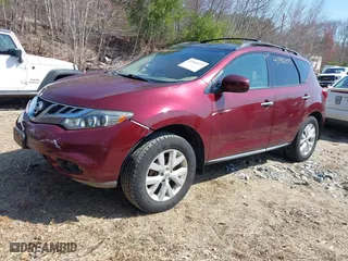 2011 Nissan Murano LE with VIN JN8AZ1MW8BW177494, listed as a IAAI auction lot 41982077 with 78,212 mi miles. Bid and sale history available at carsss.com. Image 2.