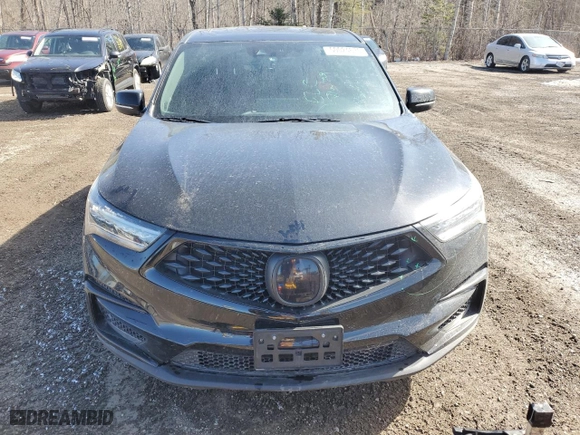 2019 Acura RDX w/A-Spec Pkg with VIN 5J8TC2H67KL802802, listed as a Copart auction lot 50024675 with 0 mi miles and Clean Title. Bid and sale history available at carsss.com. Image 5.