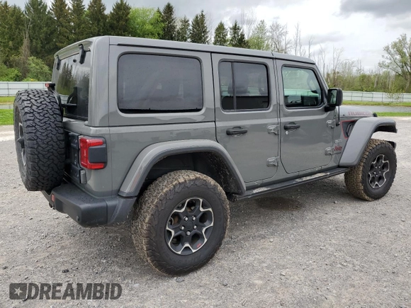 2020 Jeep Wrangler Unlimited Recon with VIN 1C4HJXFN6LW312966, listed as a Copart auction lot 56832145 with 45,875 mi miles and Salvage title. Bid and sale history available at DreamBid. Image 3.