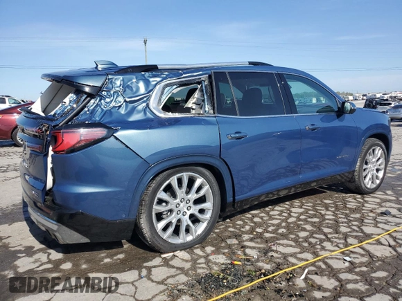2025 GMC Acadia FWD Denali z VIN 1GKENLRS6SJ134283, wystawiony jako Copart lot #52081235 z przebiegiem 6 382 mil mil oraz Nie do naprawy • Non repairable. Historia ofert i sprzedaży dostępna na DreamBid. Obrazek 3.