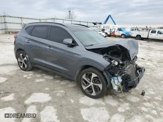 2016 Hyundai Tucson Sport with VIN KM8J33A29GU045062, listed as a Copart auction lot 48024895 with 136,746 mi miles and Salvage Title. Bid and sale history available at carsss.com. Image 4.