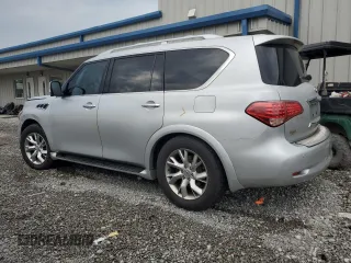 2011 Infiniti QX56 8-passenger with VIN JN8AZ2NC9B9301975, listed as a Copart auction lot 62284234 with 194,441 mi miles and Salvage Title. Bid and sale history available at carsss.com. Image 2.