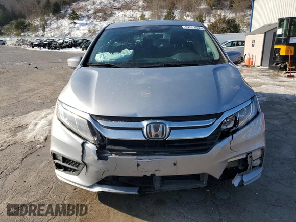 2019 Honda Odyssey EX with VIN 5FNRL6H59KB074264, listed as a Copart auction lot 87653495 with 104,422 mi miles and Salvage Title. Bid and sale history available at carsss.com. Image 5.