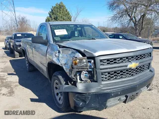 2014 Chevrolet Silverado 1500 Work Truck with VIN 1GCNCPEH3EZ183532, listed as a IAAI auction lot 41401385 with 198,965 mi miles. Bid and sale history available at carsss.com. Image 1.