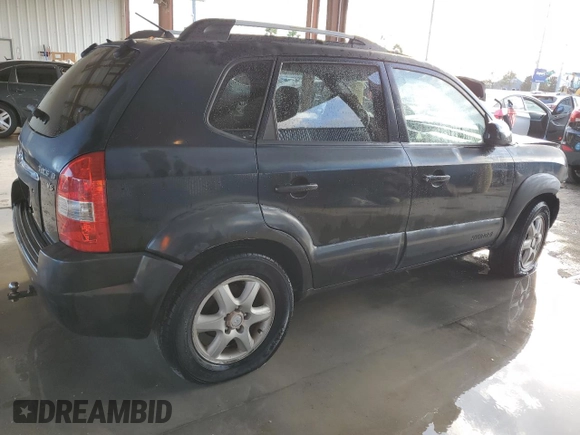 2005 Hyundai Tucson GLS with VIN KM8JN12D85U062222, listed as a Copart auction lot 77317334 with 192,758 mi miles and Salvage Title. Bid and sale history available at carsss.com. Image 3.