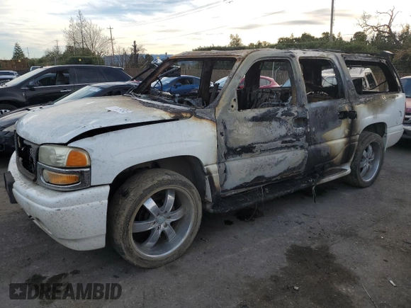 2003 GMC Yukon XL Denali with VIN 1GKFK66UX3J327011, listed as a Copart auction lot 87629095 with 0 mi miles and Non Repairable. Bid and sale history available at carsss.com. Image 1.