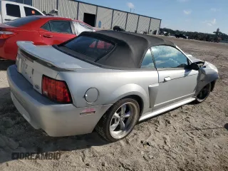 2003 Ford Mustang GT Deluxe with VIN 1FAFP45X53F389924, listed as a Copart auction lot 43318175 with 0 mi miles and Salvage Title. Bid and sale history available at carsss.com. Image 3.