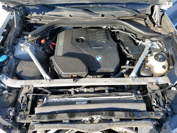 2021 BMW X4 xDrive30i with VIN 5UX2V1C01M9G92011, listed as a Copart auction lot 44365955 with 49361 miles and Salvage Title. Bid and sale history available at carsss.com. Image 12.