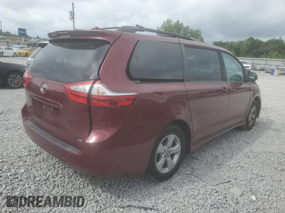 2018 Toyota Sienna LE Auto Access Seat with VIN 5TDKZ3DC8JS939030, listed as a Copart auction lot 60990575 with 78,809 mi miles and Salvage title. Bid and sale history available at DreamBid. Image 3.