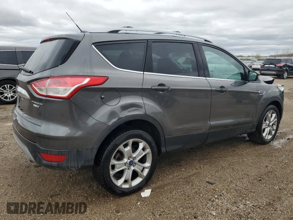 2016 Ford Escape Titanium with VIN 1FMCU9J94GUA43063, listed as a Copart auction lot 53875085 with 71,227 mi miles and Salvage Title. Bid and sale history available at DreamBid. Image 3.