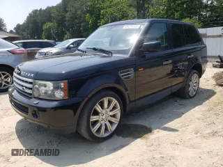 2008 Land Rover Range Rover Sport SC with VIN SALSH23468A162533, listed as a Copart auction lot 60474745 with 116,337 mi miles and Salvage title. Bid and sale history available at DreamBid. Image 1.