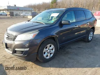 2013 Chevrolet Traverse LS with VIN 1GNKVFKD0DJ200817, listed as a IAAI auction lot 41764395 with 143,609 mi miles and . Bid and sale history available at DreamBid. Image 2.