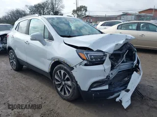 2019 Buick Encore Essence with VIN KL4CJCSM3KB775955, listed as a IAAI auction lot 41055922 with 118,903 mi miles. Bid and sale history available at carsss.com. Image 1.