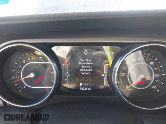 2018 Jeep Wrangler Unlimited Sport S с VIN 1C4HJXDGXJW280475, выставлен на аукционе IAAI как лот 42084746 с пробегом 93 228 миль миль и . История ставок и продаж доступна на DreamBid. Изображение 7.