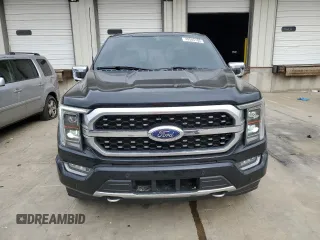 2022 Ford F-150 XL with VIN 1FTFW1EDXNFA24966, listed as a Copart auction lot 49545105 with 33,704 mi miles and Salvage Title. Bid and sale history available at DreamBid. Image 5.