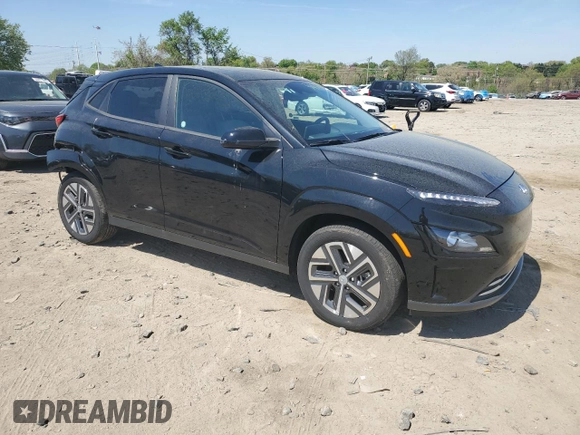 2023 Hyundai Kona SEL with VIN KM8K33AG5PU190535, listed as a Copart auction lot 54322595 with 17,816 mi miles and Non Repairable. Bid and sale history available at carsss.com. Image 4.