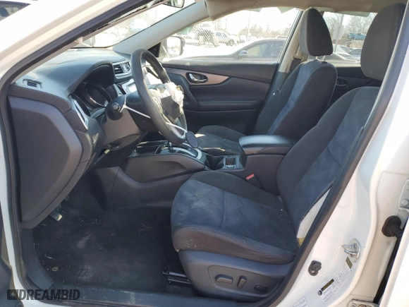 2015 Nissan Rogue S with VIN KNMAT2MV5FP573408, listed as a Copart auction lot 47243415 with 112381 miles and Salvage Title. Bid and sale history available at carsss.com. Image 7.