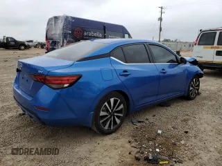 2024 Nissan Sentra SV with VIN 3N1AB8CVXRY213001, listed as a Copart auction lot 47650615 with 11,812 mi miles and Salvage Title. Bid and sale history available at DreamBid. Image 3.
