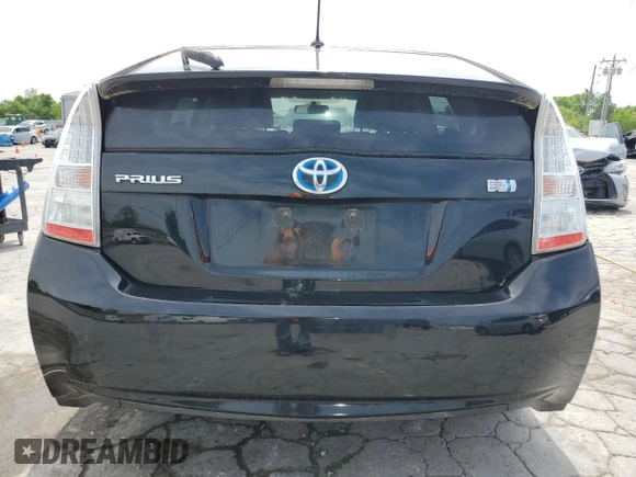 2010 Toyota Prius II with VIN JTDKN3DU2A5132786, listed as a Copart auction lot 53786535 with 170,259 mi miles and Salvage Title. Bid and sale history available at carsss.com. Image 6.