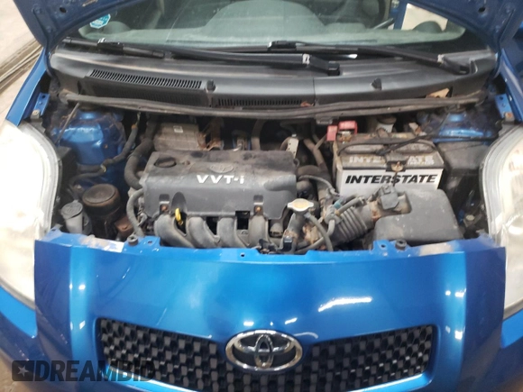 2007 Toyota Yaris with VIN JTDJT923X75098524, listed as a Copart auction lot 53817445 with 170,843 mi miles and Clean Title. Bid and sale history available at carsss.com. Image 11.