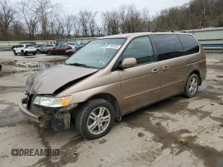 2004 Honda Odyssey EX with VIN 5FNRL186X4B127827, listed as a Copart auction lot 51602565 with 182,127 mi miles and Salvage Title. Bid and sale history available at DreamBid. Image 1.