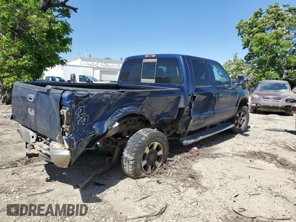 2011 Ford F-350 Platinum with VIN 1FT8W3B6XBEC15685, listed as a Copart auction lot 57236965 with 130,575 mi miles and Salvage title. Bid and sale history available at DreamBid. Image 3.