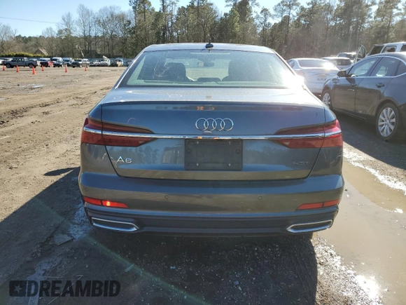2019 Audi A6 Premium Plus with VIN WAUL2AF27KN062083, listed as a Copart auction lot 39653963 with 0 mi miles. Bid and sale history available at carsss.com. Image 6.