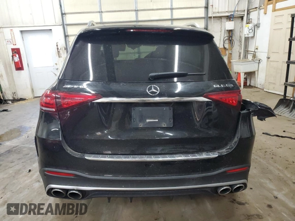 2023 Mercedes-Benz GLE 53 AMG with VIN 4JGFB6BE9PA868885, listed as a Copart auction lot 42958715 with 40,632 mi miles and Salvage title. Bid and sale history available at DreamBid. Image 6.