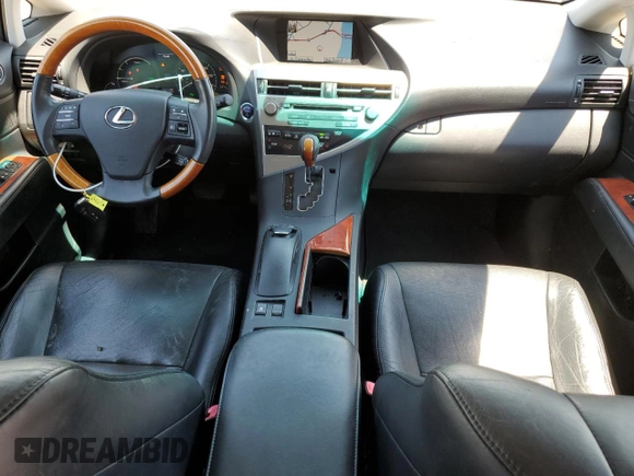 2012 Lexus RX 450h with VIN JTJBC1BA7C2050279, listed as a Copart auction lot 63818645 with 135,726 mi miles and Salvage title. Bid and sale history available at DreamBid. Image 8.