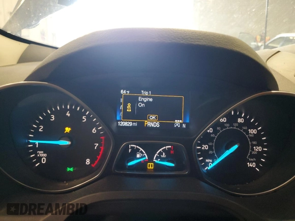 2017 Ford Escape SE with VIN 1FMCU9G94HUA90425, listed as a Copart auction lot 50164965 with 120,829 mi miles and Clean Title. Bid and sale history available at DreamBid. Image 9.