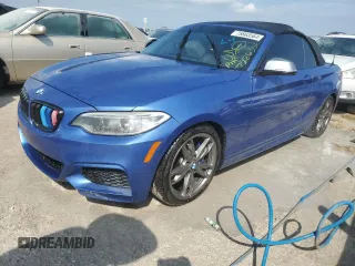 2015 BMW 2 Series M235i with VIN WBA1M1C58FV393387, listed as a Copart auction lot 75863564 with 108,848 mi miles and Non Repairable. Bid and sale history available at carsss.com. Image 1.