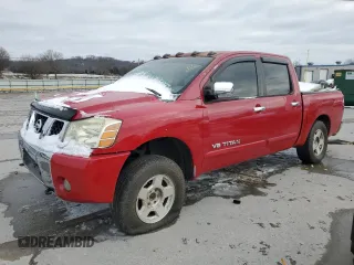 2005 Nissan Titan SE with VIN 1N6AA07B95N510959, listed as a Copart auction lot 46079125 with 376,245 mi miles and Clean Title. Bid and sale history available at carsss.com. Image 1.
