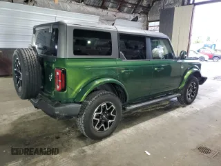 2023 Ford Bronco z VIN 1FMDE5BH3PLB47307, wystawiony jako Copart lot #56156495 z przebiegiem 16 178 mil mil oraz Szkody całkowita. Historia ofert i sprzedaży dostępna na DreamBid. Obrazek 3.