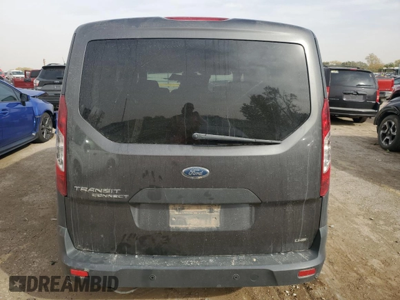 2017 Ford Transit Connect XL with VIN NM0GE9E74H1333315, listed as a Copart auction lot 78384474 with 174,541 mi miles and Salvage title. Bid and sale history available at DreamBid. Image 6.