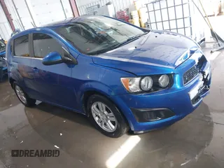 2016 Chevrolet Sonic LT with VIN 1G1JC6SH5G4163790, listed as a IAAI auction lot 41629040 with 82,381 mi miles. Bid and sale history available at carsss.com. Image 1.