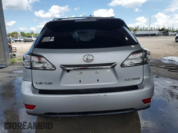 2010 Lexus RX 350 with VIN 2T2ZK1BA0AC038280, listed as a Copart auction lot 56547915 with 214,476 mi miles and Clean Title. Bid and sale history available at DreamBid. Image 6.