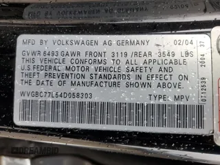 2004 Volkswagen Touareg z VIN WVGBC77L54D058303, wystawiony jako Copart lot #47821645 z przebiegiem Nie podano mil oraz Szkoda całkowita • Salvage title. Historia ofert i sprzedaży dostępna na DreamBid. Obrazek 13.