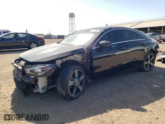 2020 Mercedes-Benz CLA 250 with VIN WDD5J4HB1LN039418, listed as a Copart auction lot 72657623 with 36,629 mi miles and . Bid and sale history available at DreamBid. Image 1.