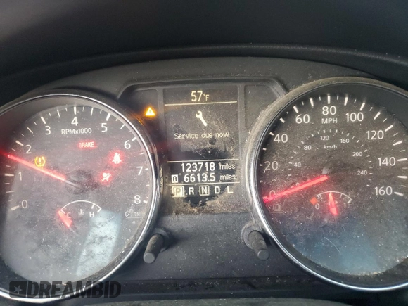 2011 Nissan Rogue SV with VIN JN8AS5MT4BW568126, listed as a Copart auction lot 46417875 with 123,718 mi miles and Salvage Title. Bid and sale history available at carsss.com. Image 9.
