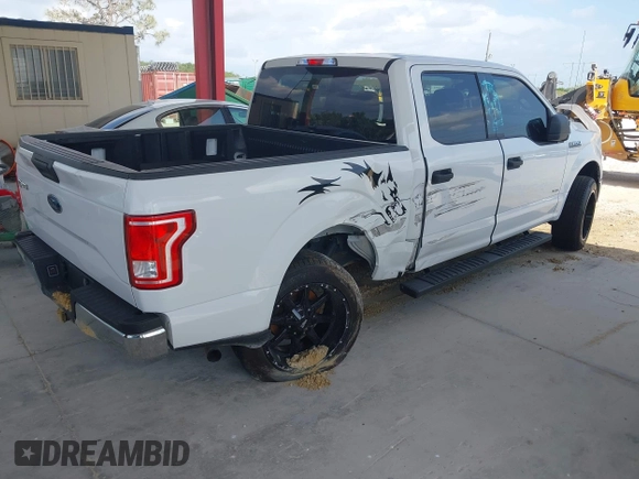 2017 Ford F-150 XL with VIN 1FTEW1CP5HFB67966, listed as a IAAI auction lot 42147114 with 151,397 mi miles and . Bid and sale history available at DreamBid. Image 4.