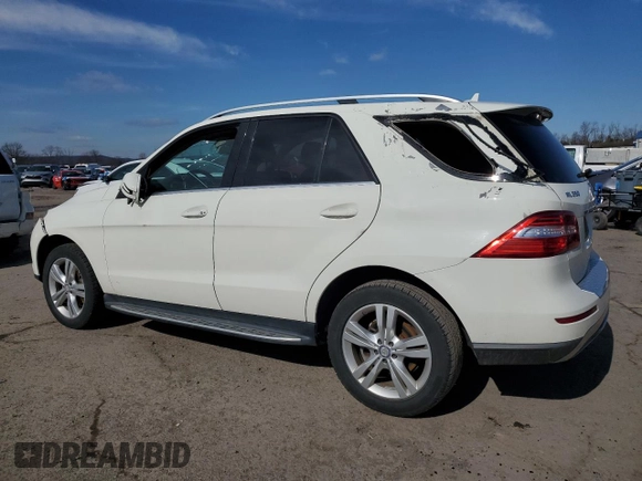2013 Mercedes-Benz M 350 with VIN 4JGDA2EB2DA217534, listed as a Copart auction lot 45666705 with 191,679 mi miles and Salvage Title. Bid and sale history available at carsss.com. Image 2.