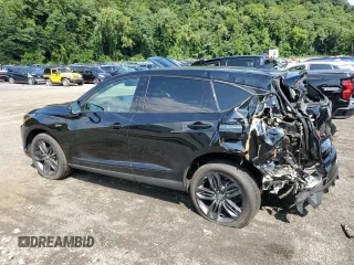 2023 Acura RDX w/A-Spec Package with VIN 5J8TC2H68PL021729, listed as a Copart auction lot 79398404 with 3,493 mi miles and Salvage title. Bid and sale history available at DreamBid. Image 2.