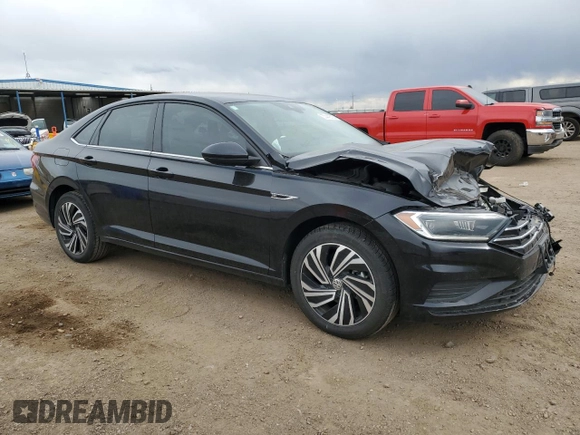 2021 Volkswagen Jetta SEL with VIN 3VWE57BU7MM018544, listed as a Copart auction lot 55449705 with 89,045 mi miles and Salvage title. Bid and sale history available at DreamBid. Image 4.