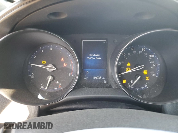 2018 Toyota C-HR XLE with VIN NMTKHMBX1JR013923, listed as a Copart auction lot 74324584 with 119,938 mi miles and Salvage Title. Bid and sale history available at DreamBid. Image 9.