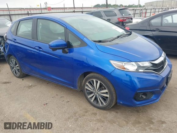 2019 Honda Fit EX with VIN 3HGGK5H87KM707551, listed as a IAAI auction lot 41914814 with 101,539 mi miles and . Bid and sale history available at DreamBid. Image 1.