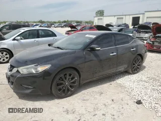 2017 Nissan Maxima S with VIN 1N4AA6AP8HC385100, listed as a Copart auction lot 55651695 with 159,810 mi miles and Salvage title. Bid and sale history available at DreamBid. Image 1.