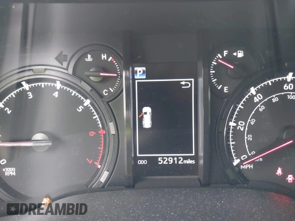 2023 Toyota 4Runner SR5 with VIN JTEMU5JR3P6158092, listed as a IAAI auction lot 42464697 with 52,912 mi miles and . Bid and sale history available at DreamBid. Image 7.